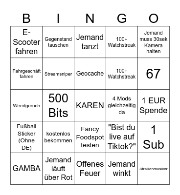 Jonsman Leipzig Bingo Card