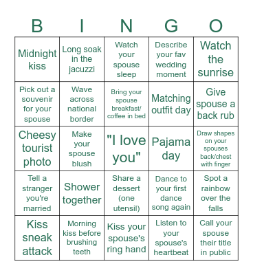<3 The Winchells <3 Bingo Card