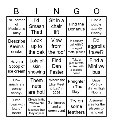 Cove District Bar CrawlUntitled Bingo Card