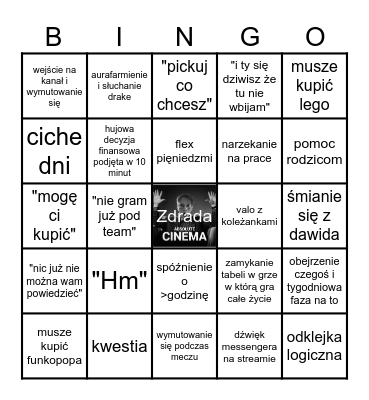 Iwo Bingo Card