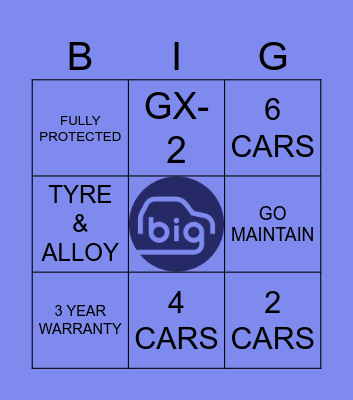 THE BIG BANK HOLIDAY BINGO Card