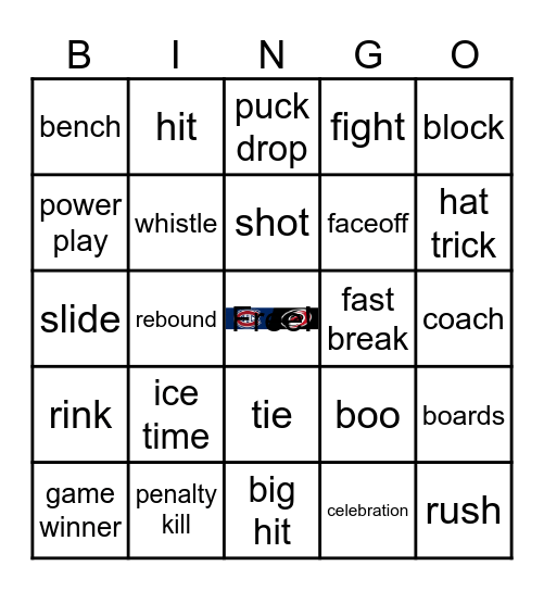 2026 Hockey Bingo Card