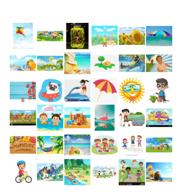 Summer Fun! Bingo Card