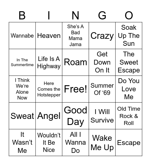 ::::::#2:::::: Bingo Card
