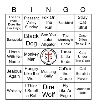 YOU'RE AN ANIMAL! Bingo Card