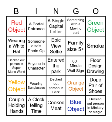 EPIC BINGO Card