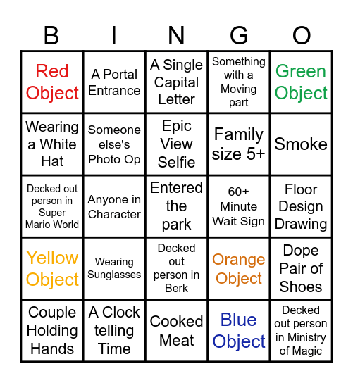 EPIC BINGO Card