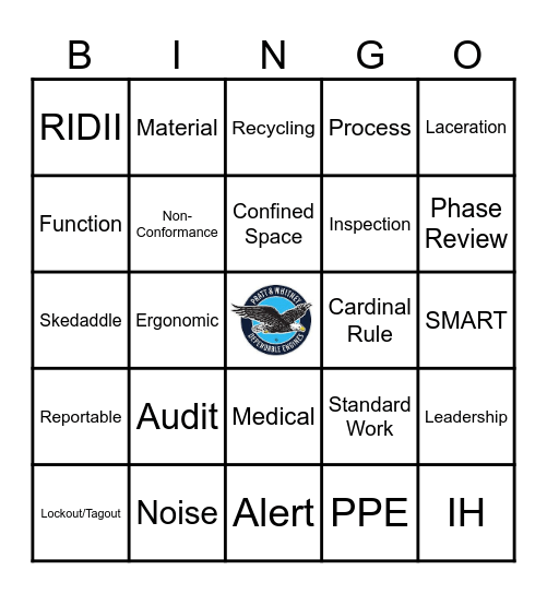 EH&S Annual Planning Bingo Card