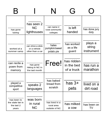 RIPLS ICEBREAKER BINGO! Bingo Card