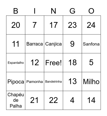 BRINGO DA ÁBACOS Bingo Card