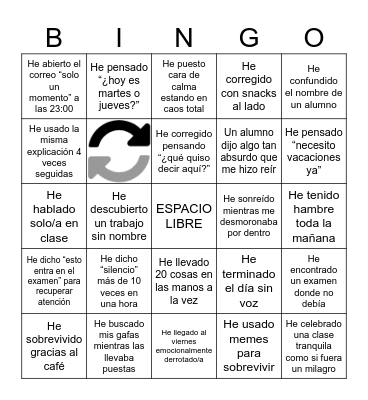 Profe al Límite Bingo Card