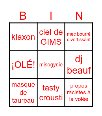 FERIA NIMES 2026 Bingo Card