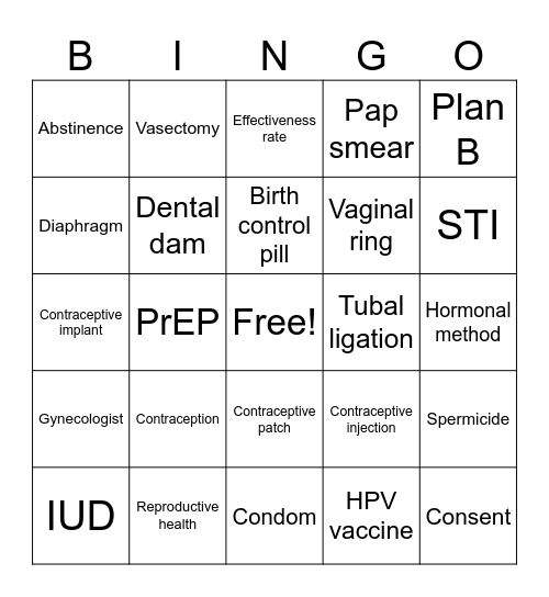 Abortion Fund-a-Thon Round 2 Bingo Card