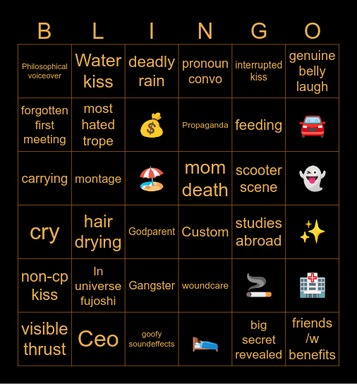 ♡♡♡ - C Bingo Card