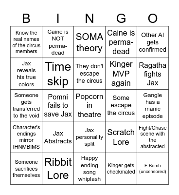 The Amazing Digital Bingo Card