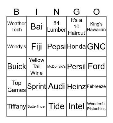 Bhalla Commercial Bingo Card