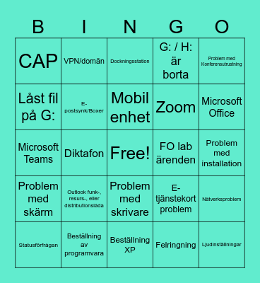 BINGOBANGOBONGOBOSHBOSHBOSH Bingo Card