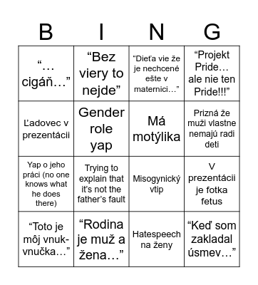 Jogo Bingo Card