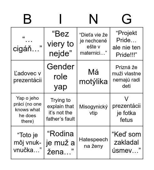 Jogo Bingo Card