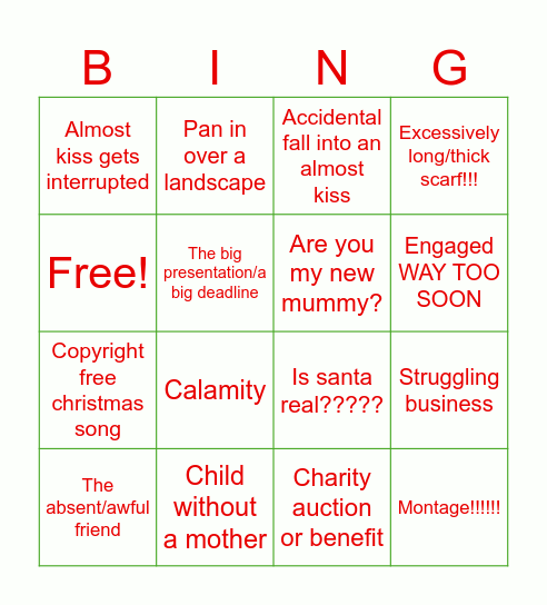 Christmas roscommon bingo oooo! Bingo Card