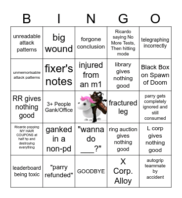 archived bingo! Bingo Card