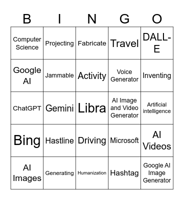 AI Bingo Card