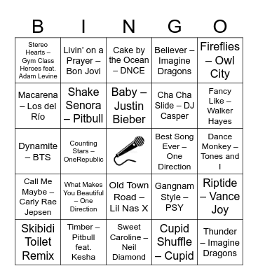 Somehow playlist (Full) Bingo Card