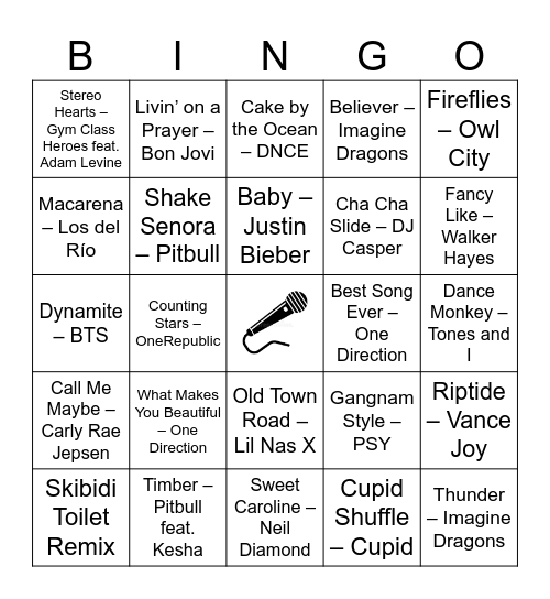 Somehow playlist (Full) Bingo Card