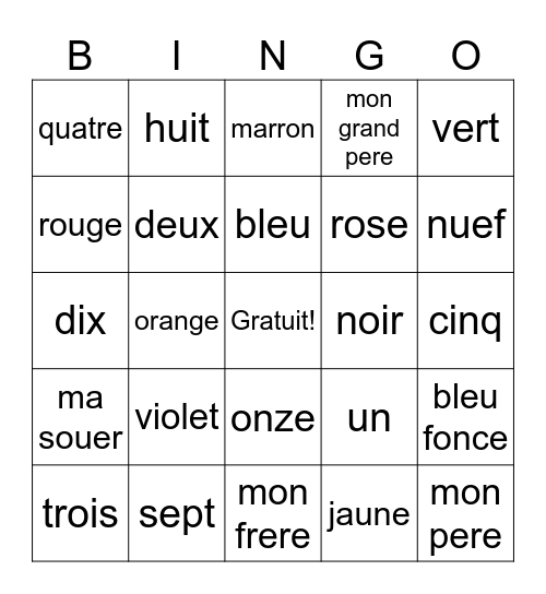 Leanna Peters Bingo Card