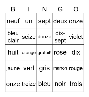 Lillianna Martz Bingo Card