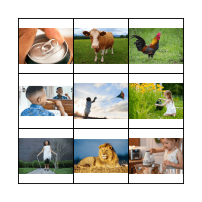 What’s That Sound? Bingo Card