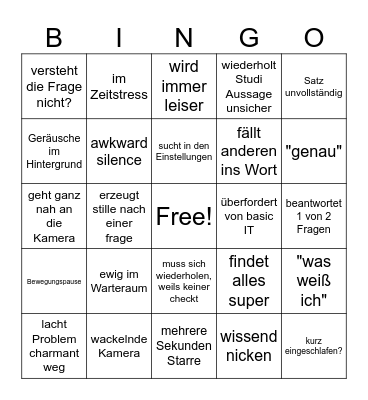 nachhaltig oida Bingo Card