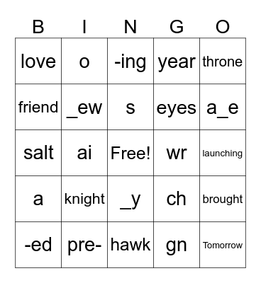 1st ECRI Bingo! Bingo Card