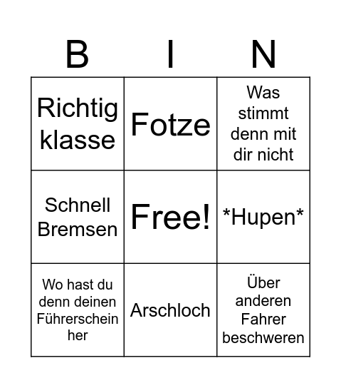 Bullshit Bingo Card