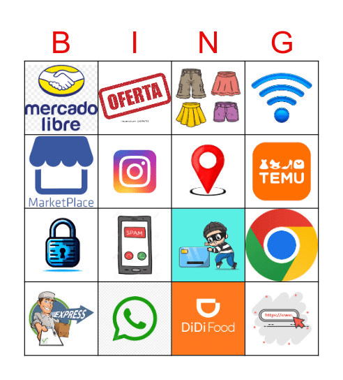 COMPRAS SEGURAS Bingo Card
