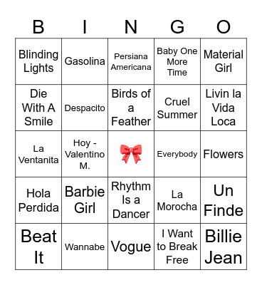 Baby Shower AITANA 🍼 Bingo Card
