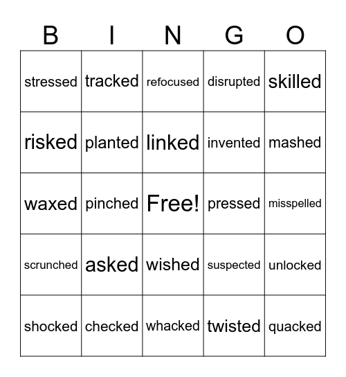 6.2 wilson Bingo Card