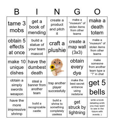 REDACTED BINGO Card