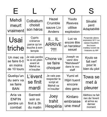 22-24 Mai Bingo Card