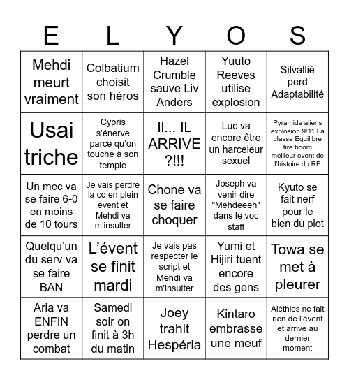 22-24 Mai Bingo Card