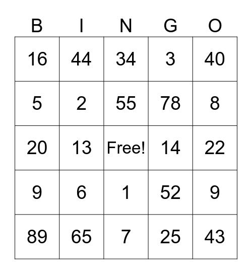 Haica 19!❤️ Bingo Card