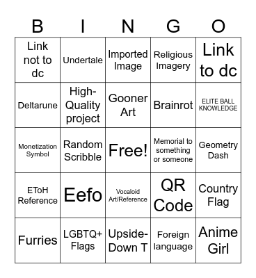 WPlace Bingo Card
