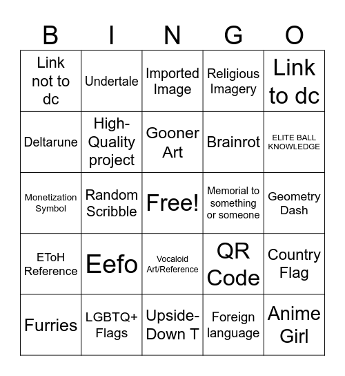 WPlace Bingo Card