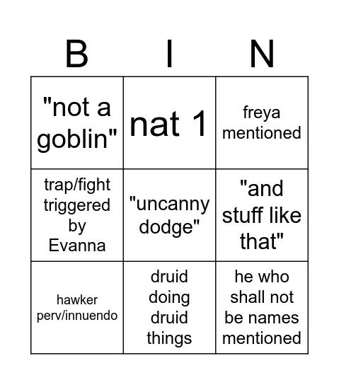 Life after death bingo Card
