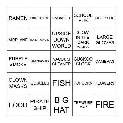 KPOP MUSIC VIDEO BINGO Card