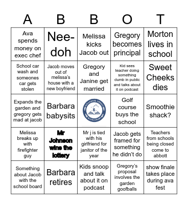Abbott Elementary Bingo Card