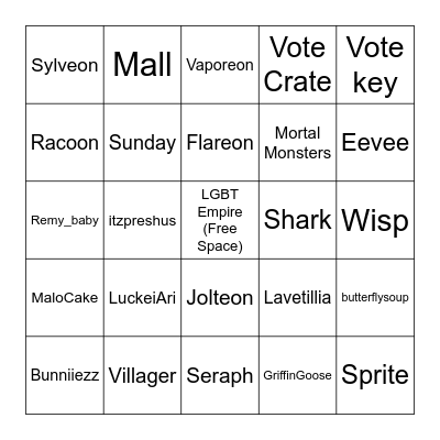 LGBT EMPIRE COMEBACK Bingo Card