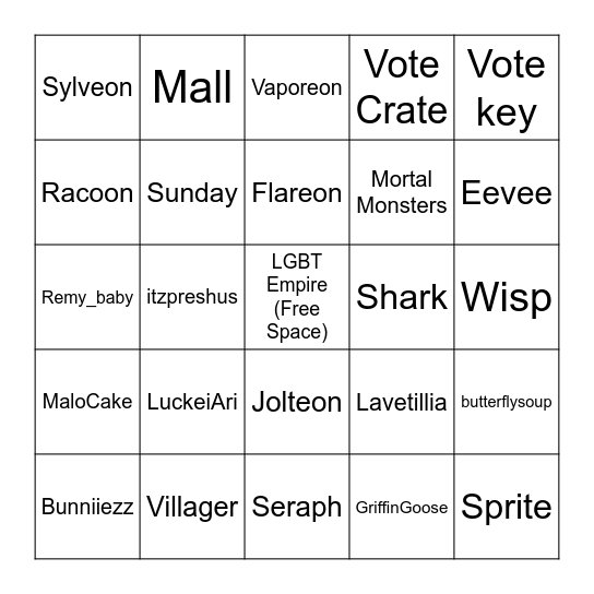 LGBT EMPIRE COMEBACK Bingo Card