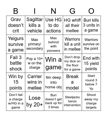 BAO Bingo Card