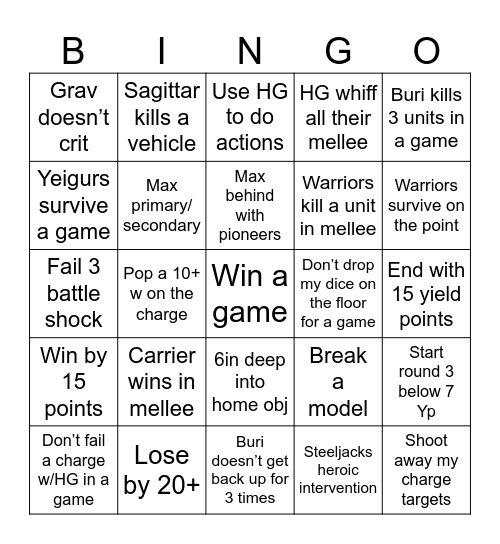 BAO Bingo Card